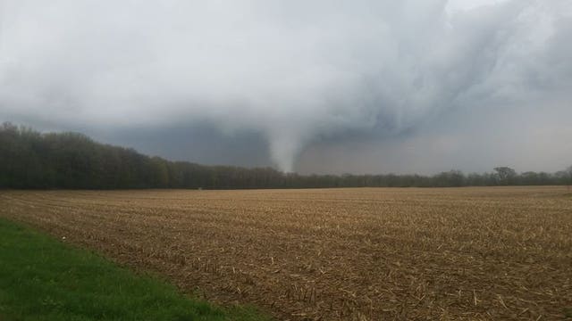 Funnel clouds caught on camera in Washington Co.; NWS survey Thursday
