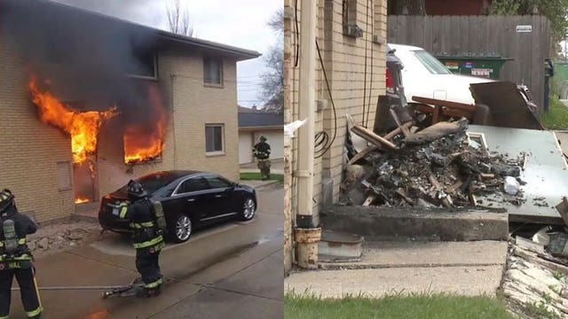 'We had police out here:' Man believes his brother set fire that killed man near 91st and Hampton