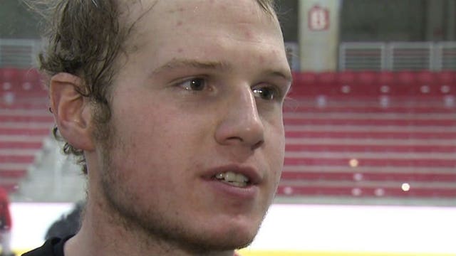 "It seems like a death sentence:" College hockey player who battled cancer forms unique bond with trainer