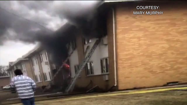 4 hurt in fire at apartment building in Kenosha; Red Cross helps 29 left homeless