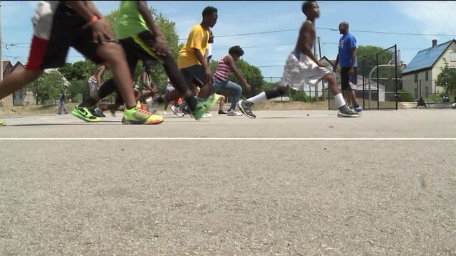 "Give them options:" 64 murders so far in 2016; coach using sports to connect with city's young people