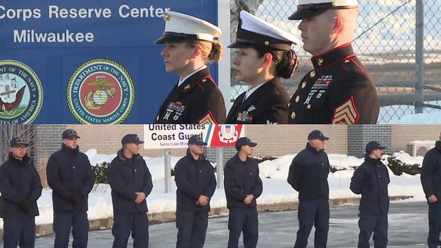 'Anytime, anything they need:' Marines stand at attention for Matthew Rittner