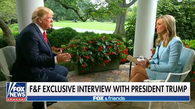 President Trump turns to Fox friend for coveted interview