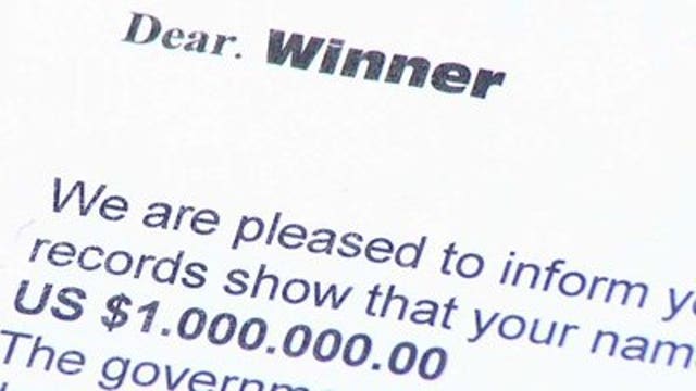 Contact 6: Publisher's Clearing House sweepstakes scam