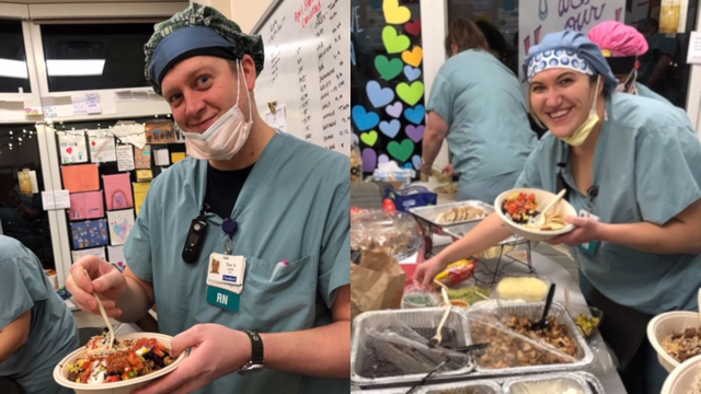 Waukesha elementary school staff donates meals to hospital workers
