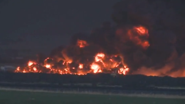 Fire at Colorado recycling facility spreads to 2 acres; officials using records from 1987 blaze to fight it