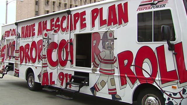'Means the world:' Milwaukee Fire Department unveils new mobile 'Survive Alive' house