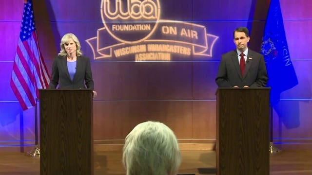 Candidates face off: Gov. Scott Walker, Mary Burke meet in first debate