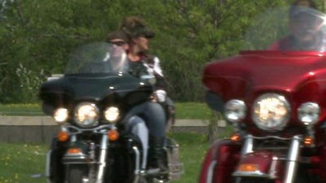 Motorcyclists take part in Support the Troops Ride for 2013