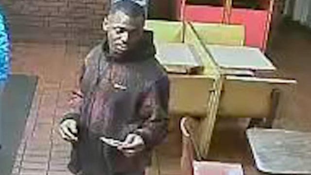 Recognize this guy? Robbery suspect's distinct sweatshirt could be key clue in case