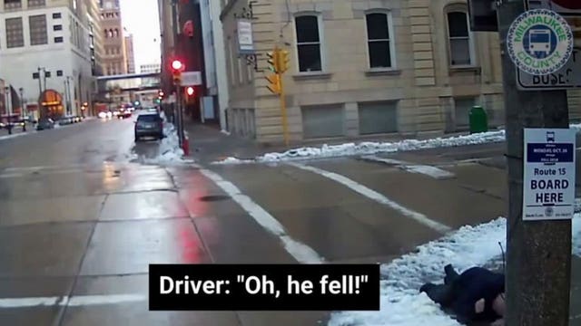 Another MCTS driver to the rescue: Training instructor races to help man who slipped and fell on icy sidewalk