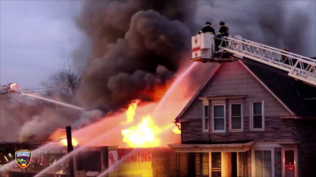 'Everything was destroyed:' Homes, day care damaged by 3-alarm blaze at furniture store