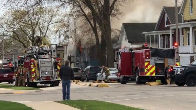 10 displaced by fire believed to have been sparked by child playing with lighter