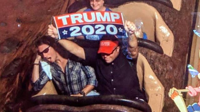 Man with ‘Trump 2020’ sign banned by Disney ... again