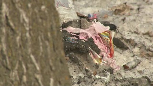 Expert says this is worst winter in terms of trash under snow