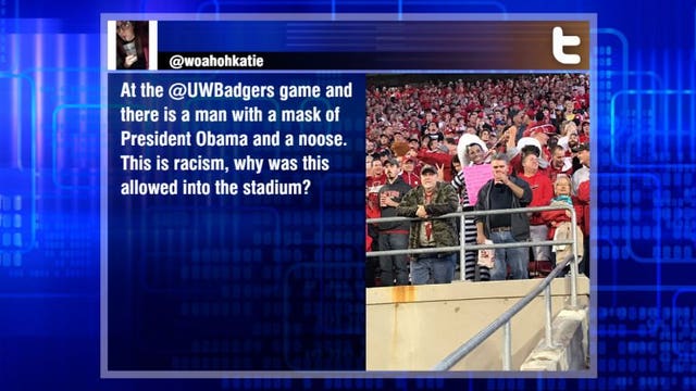 "This is racism:" UW officials ask fan to remove offensive parts of costume during Badgers/Nebraska game