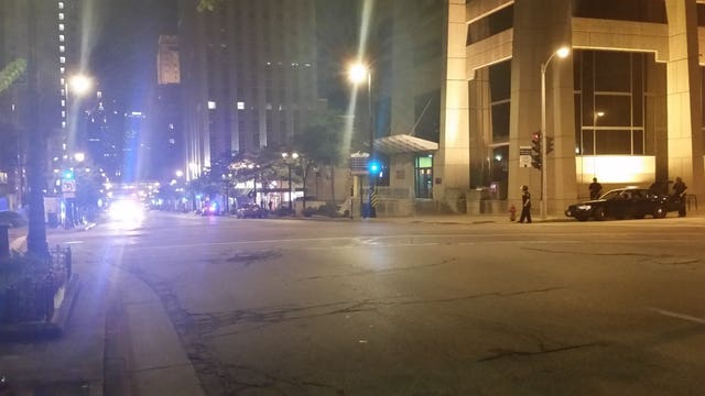 Police leave area near 8th and Wisconsin after officers in riot gear seen near Domino's