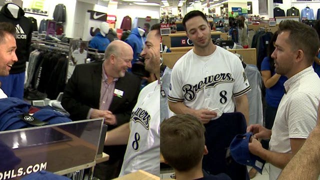 '1st Class Fans:' Ryan Braun surprises Bay View family during shopping spree at Kohl's