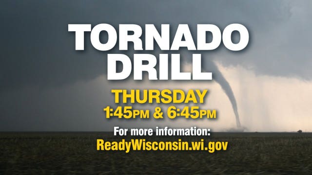 Statewide tornado drill scheduled for Thursday, April 10