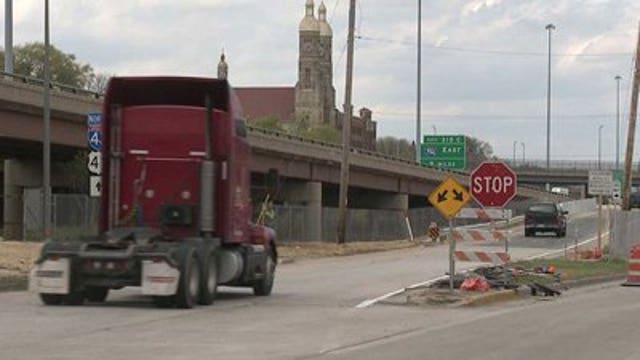New northbound I-94/43 on-ramp at Becher St. is open