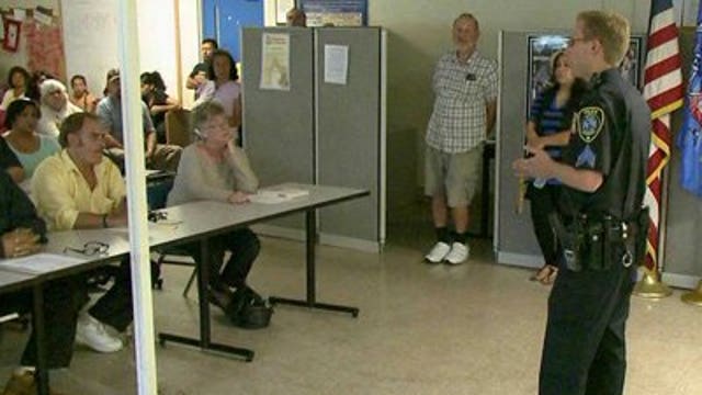 Dozens turn out to talk about tackling crime with police