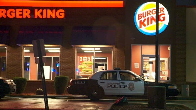 Police seek male suspect after Burger King near 76th and Mill Road robbed at gunpoint