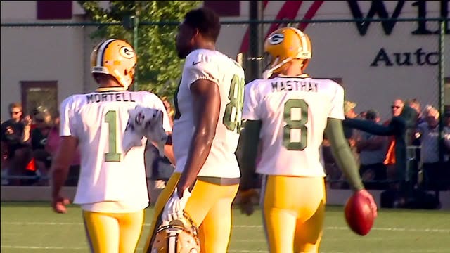 "I think I definitely belong in this league:" Up-and-coming Green Bay native battles all-time franchise leader for spot on Packers