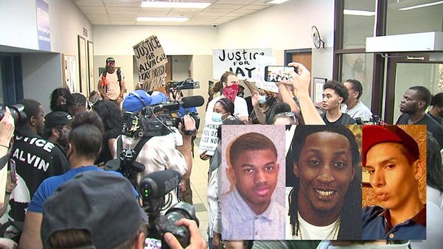 Families of 3 people killed by same Wauwatosa police officer protest, file complaints