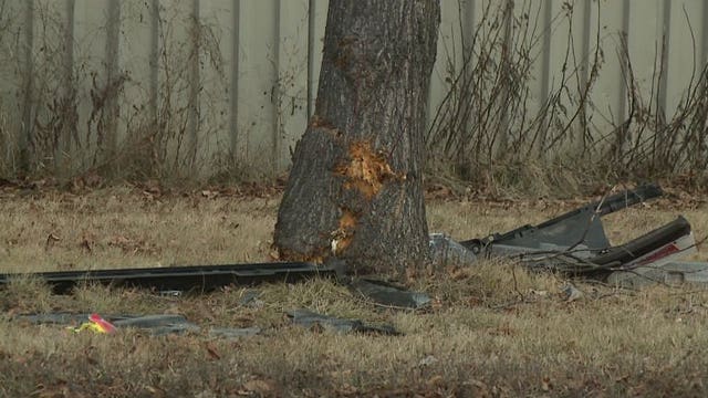 Pronounced dead at the scene: Man killed after vehicle leaves road, slams into tree