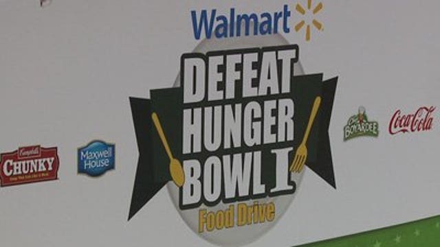 'Defeat Hunger Bowl' scores points at Greenfield Walmart