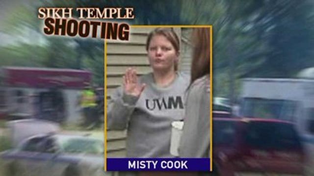 Page's ex-girlfriend, Misty Cook, arrested Tuesday evening