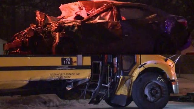 Police: 16-year-old died after vehicle disregarded stop sign, was struck by bus