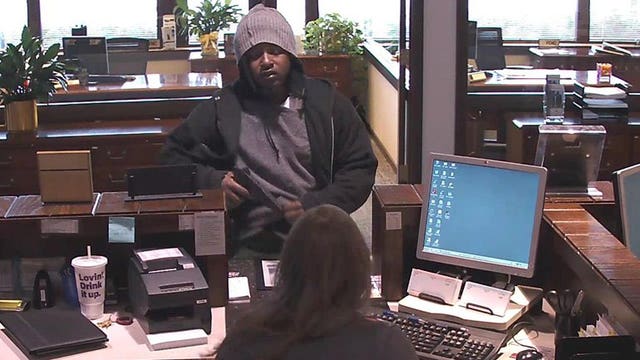 Bank robber caught on camera, Kenosha police need your help tracking him down