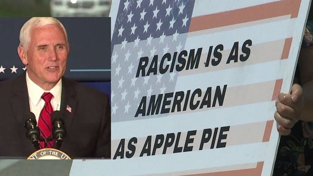 'This isn't my America:' VP met by protesters at Waukesha school visit, Pewaukee hotel rally