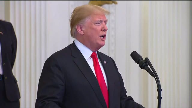 President Trump says political violence has no place in US