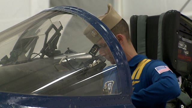 U.S. Navy Blue Angels in Milwaukee to promote 2017 Air & Water Show