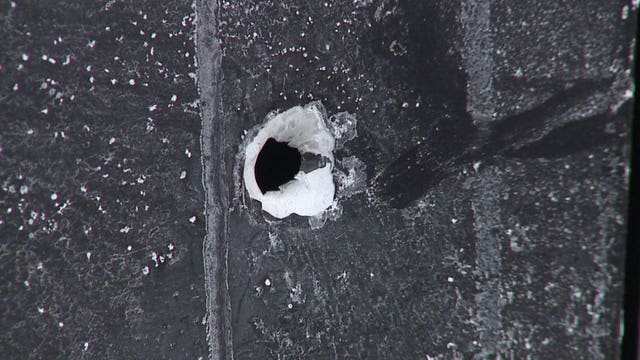 'Get this scumbag off the street:' Bullet fired at truck with parents en route to pick up son