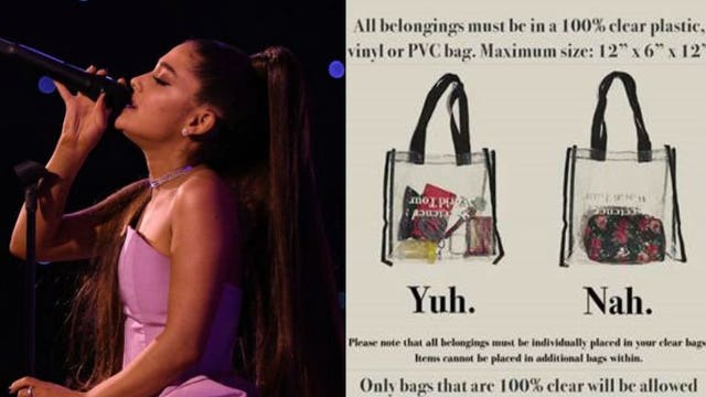 Only clear bags permitted at Ariana Grande show in Milwaukee