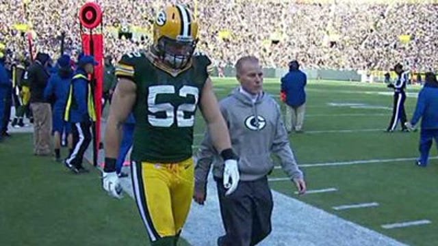 Clay Matthews out for game against the Lions