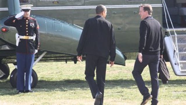 President Obama, Britain's prime minister meet