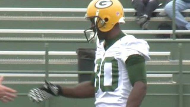 Donald Driver in Green Bay Wednesday for OTAs