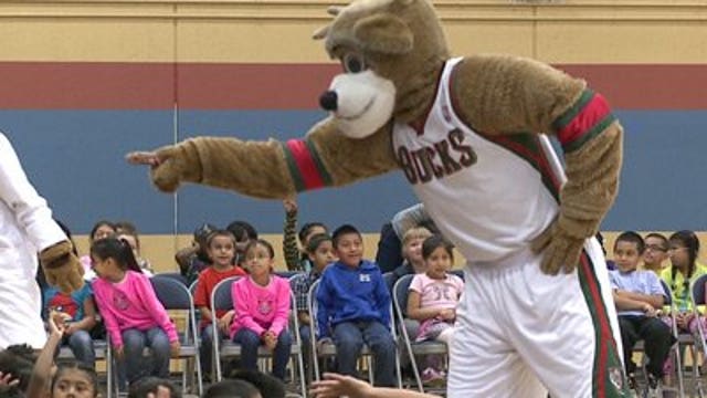 Bango visits Milwaukee schools with an important message