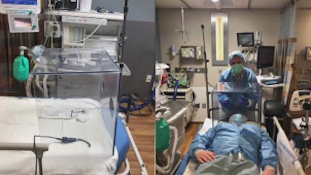 Intubation boxes: Detroit area collision shop crafts shield prototype for COVID-19 nurses