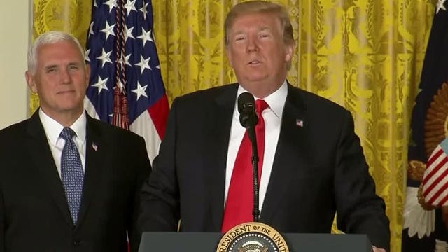 President Trump calls on Pentagon to create 'space force' as 6th branch of military