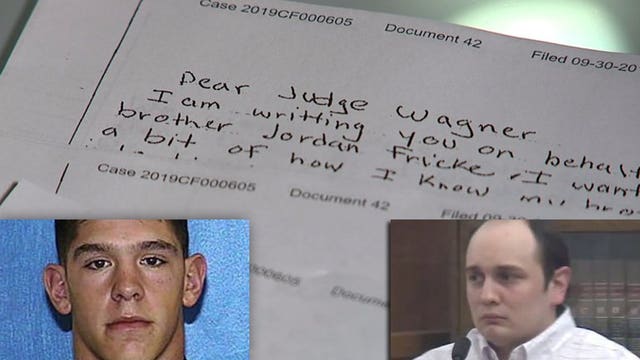 Ahead of sentencing, defense requests parole at 60 for Jordan Fricke after Officer Rittner's death