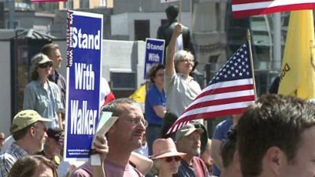 Tax day rally brings crowds to state Capitol in Madison