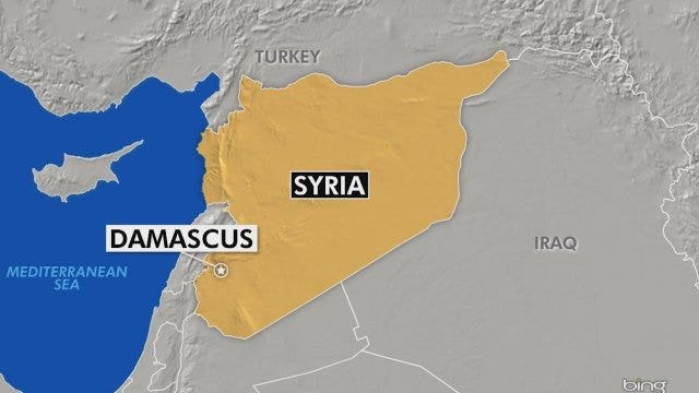 Explosions rock Syrian capital as President Trump announces strikes