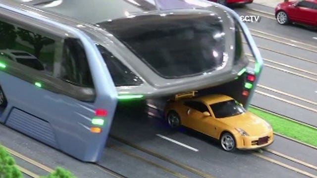 Future of public transportation could be... an elevated bus