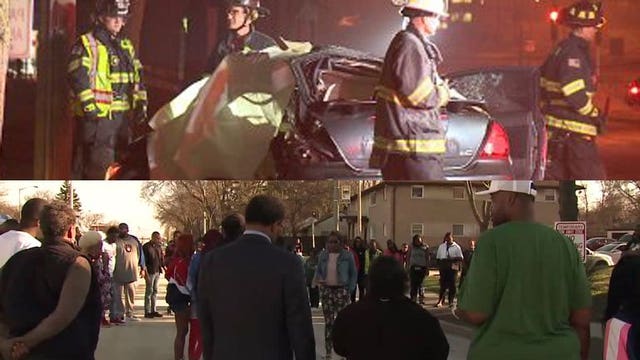 'It's sad:' Vigil held for woman killed in crash near Teutonia and Oriole who left behind young daughter