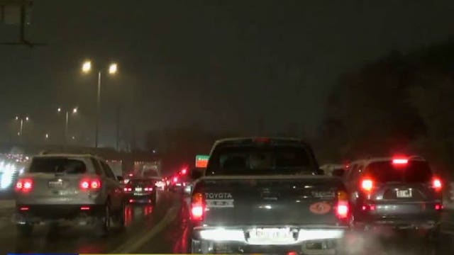 Drivers, exercise caution! Police, Sheriff's officials respond to crashes as snow falls Monday